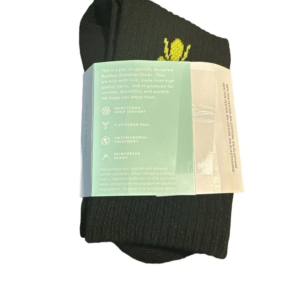 Bombas Kids Crew Socks – 4 Pair Bundle – Size X-Small – NWT